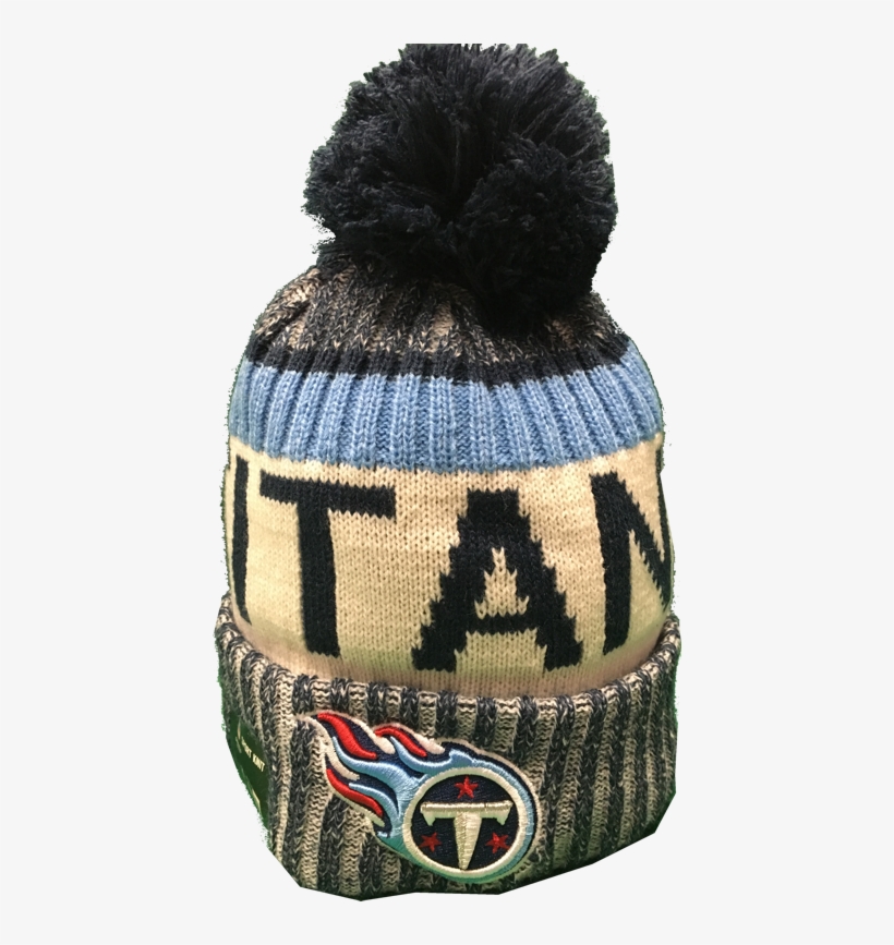 Tennessee Titans Nfl 17 Sideline Pom Toque - Tennessee Titans Sideline Stocking Cap, transparent png