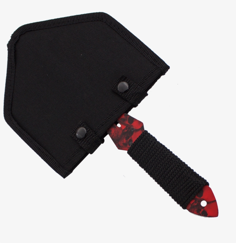 Red Skull Medieval Style Throwing Axe - Hunting Knife, transparent png