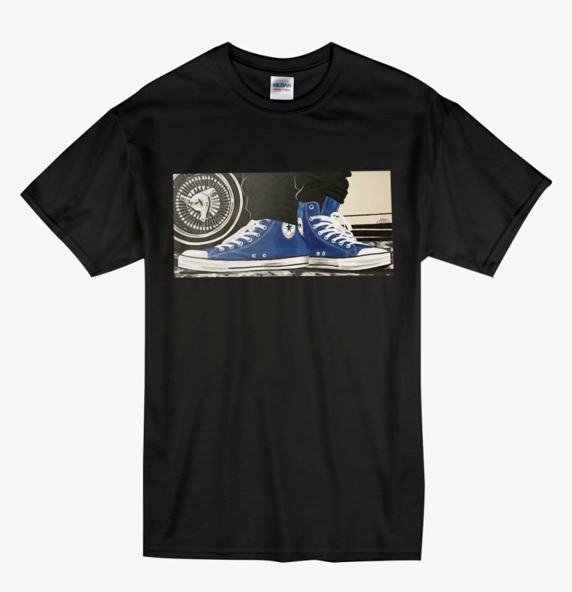 "the Street" Blue Line Limited Edition Short Sleeve - T-shirt, transparent png