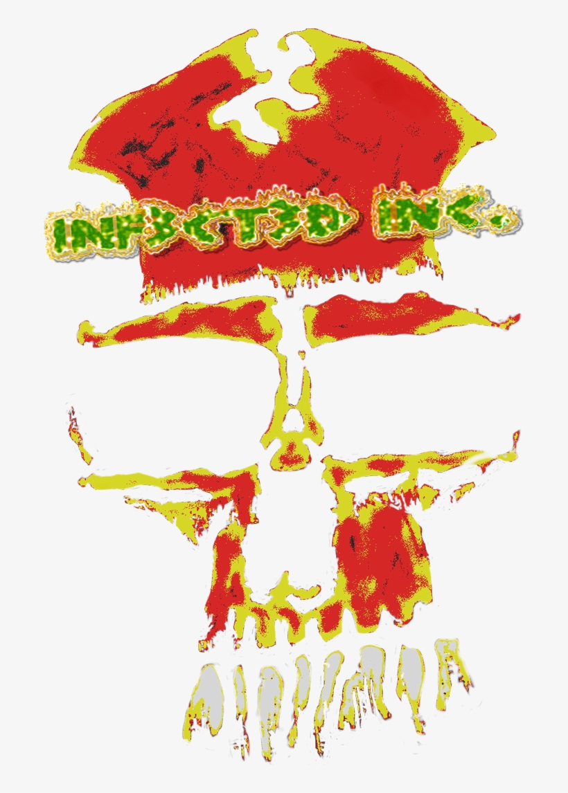 Red Skull Tank Top - Illustration, transparent png