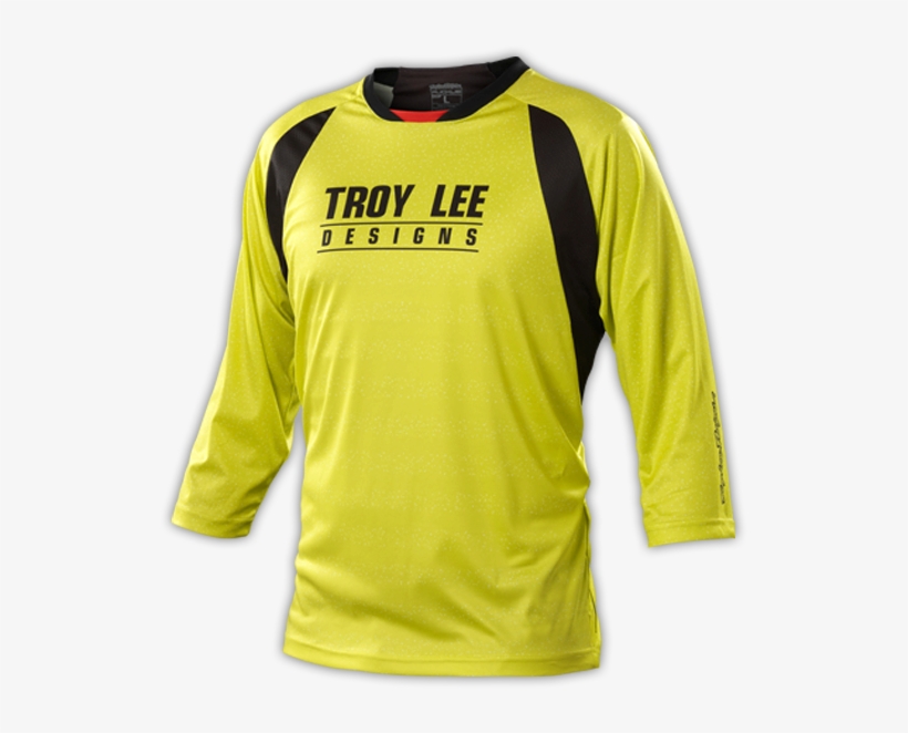Screaming Logos - Troy Lee Ruckus Jersey Spec Lime, transparent png