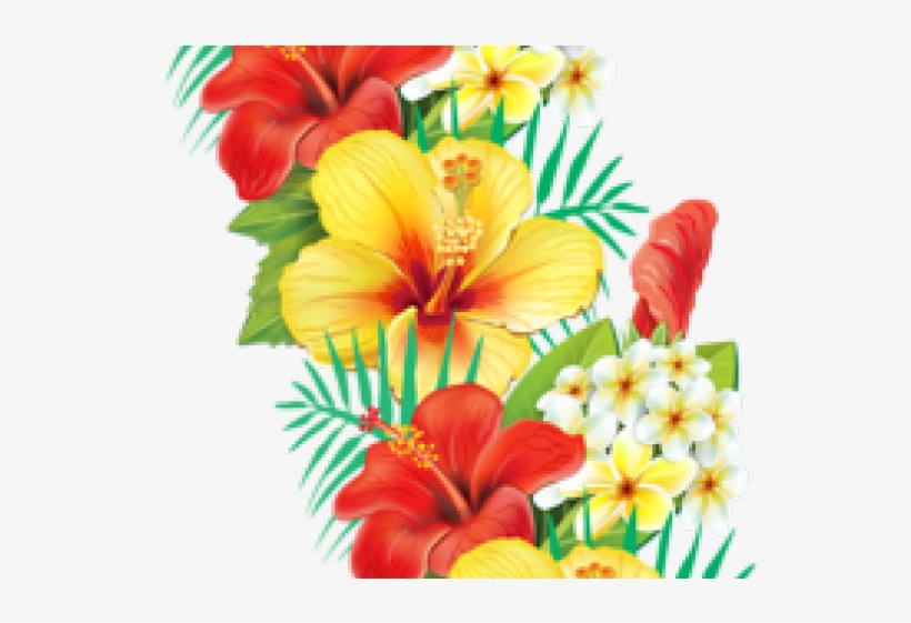 Tropical Clipart Exotic Flower - Hawaiian Tropical Flower Transparent, transparent png