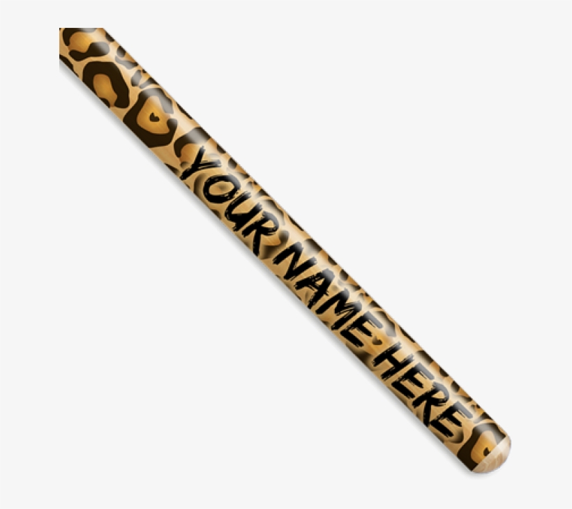 Leopard Print Personalized Drumsticks - Beige, transparent png