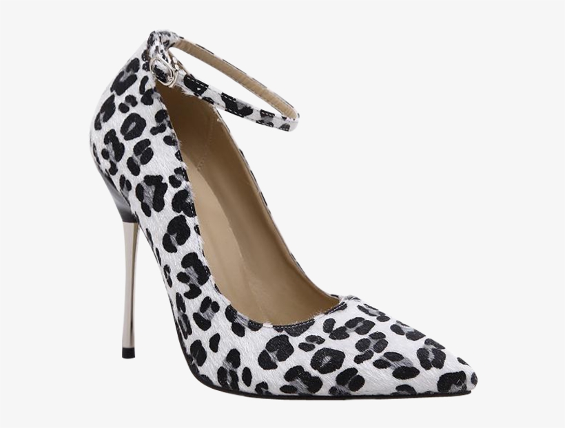 Fascinating Zaful Women Black Shoes Pointed Toe Leopard - Basic Pump, transparent png