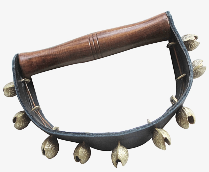 Jingle Bells On Handle - Leather, transparent png