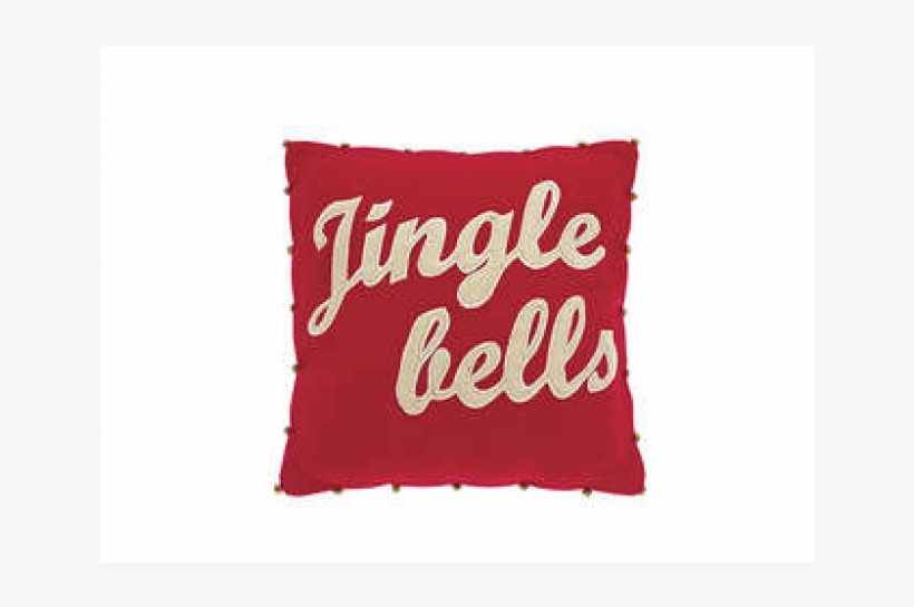 Jingle Bells Cushion - Cushion, transparent png