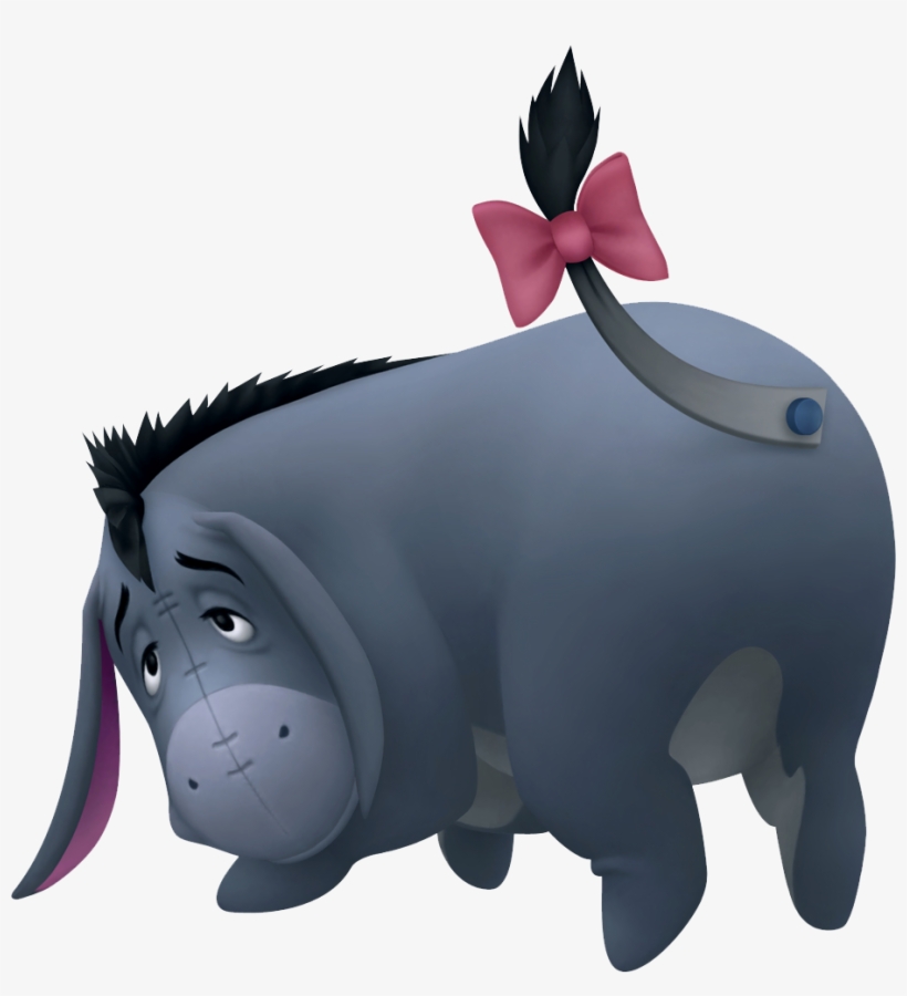 Kingdom Hearts Wiki Β - Kingdom Hearts Eeyore, transparent png
