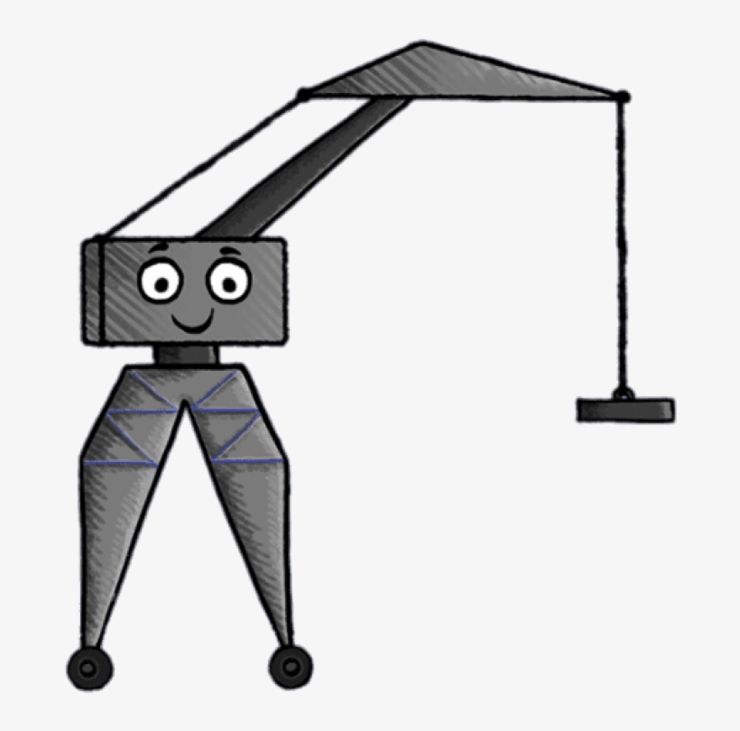 Download Toot Character Wayne The Crane Clipart Png - Cartoon, transparent png