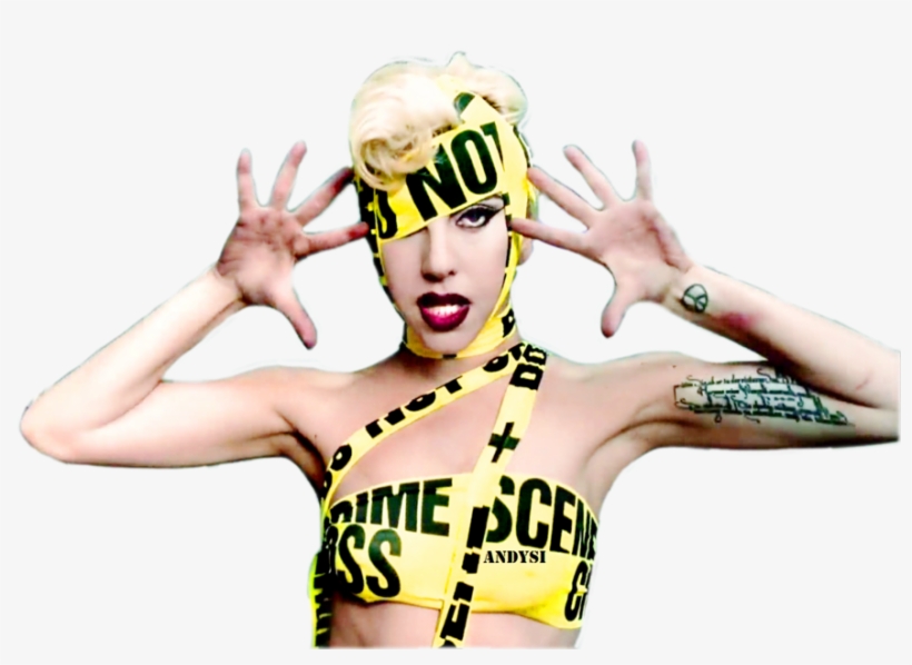Share This Image - Lady Gaga Police Tape, transparent png