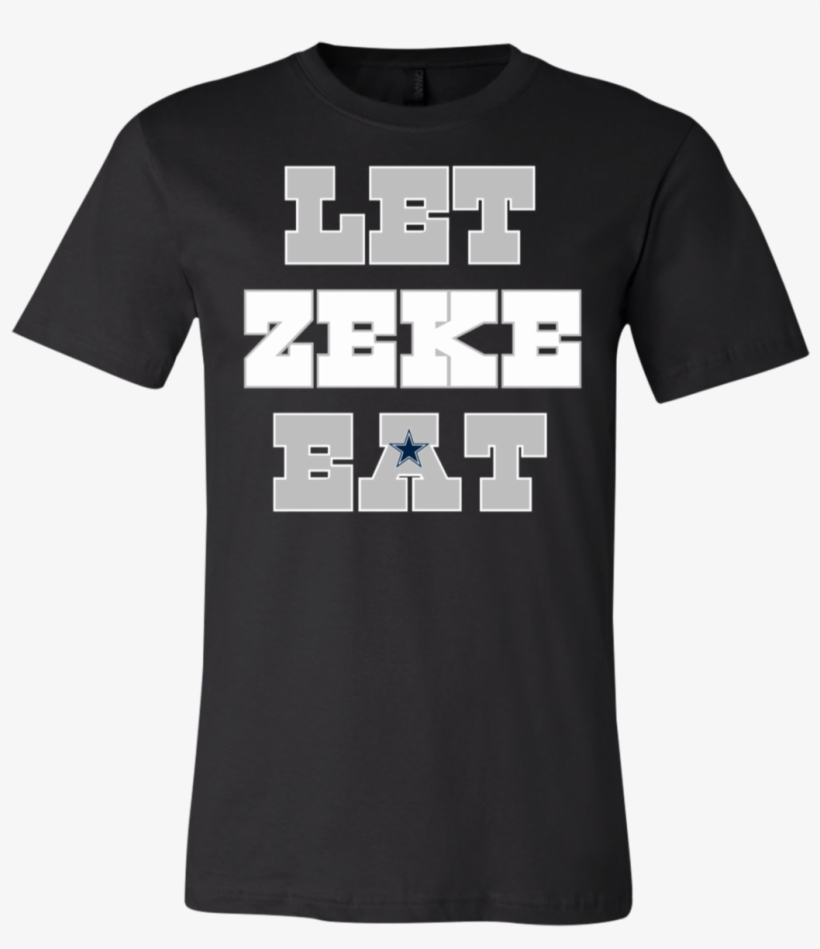 Dallas Cowboys Ezekiel Elliott Let Zeke Eat Shirt Unisex, transparent png