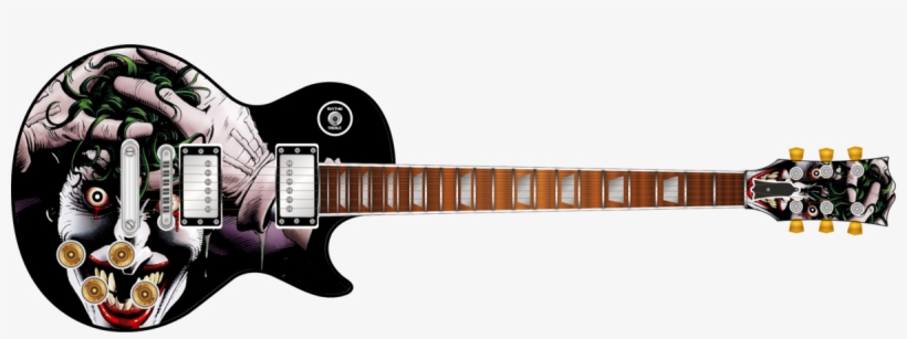 Joker Face Guitar Wrap Skin - Joker Guitar Skin, transparent png