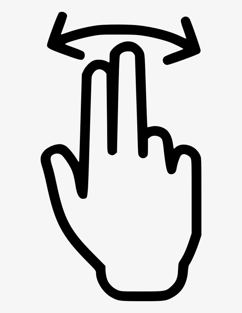 Swap Clipart Double Arrow - Finger Swap Png, transparent png