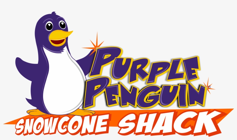 Purple Penguin Snowcone Shack, transparent png