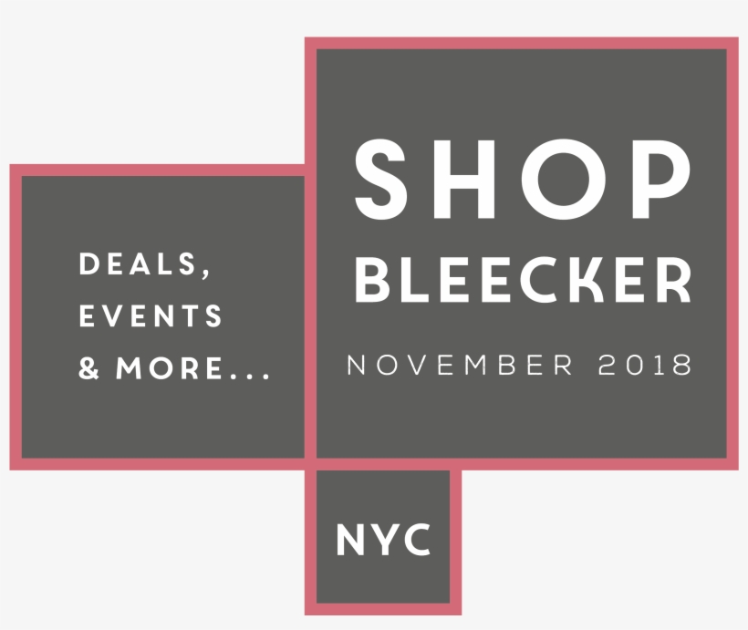 #shopbleecker For The Holidays - Sign, transparent png