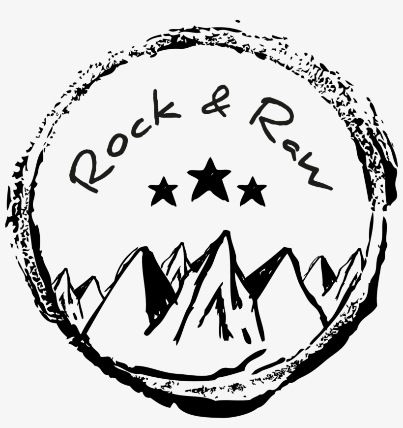 A Rock And Raw Logo - Circle, transparent png