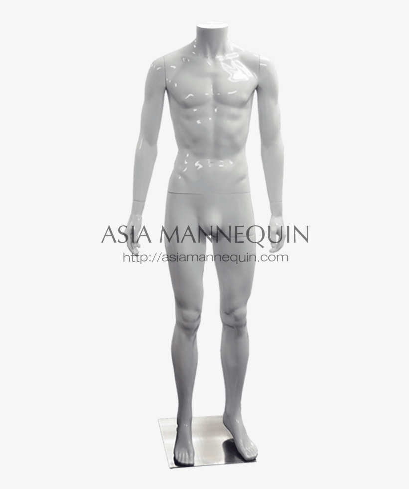 Mpwm001hl Male Mannequin, Headless, Glossy White - Male, transparent png
