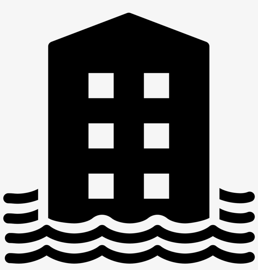 Floods Filled Icon - Illustration, transparent png