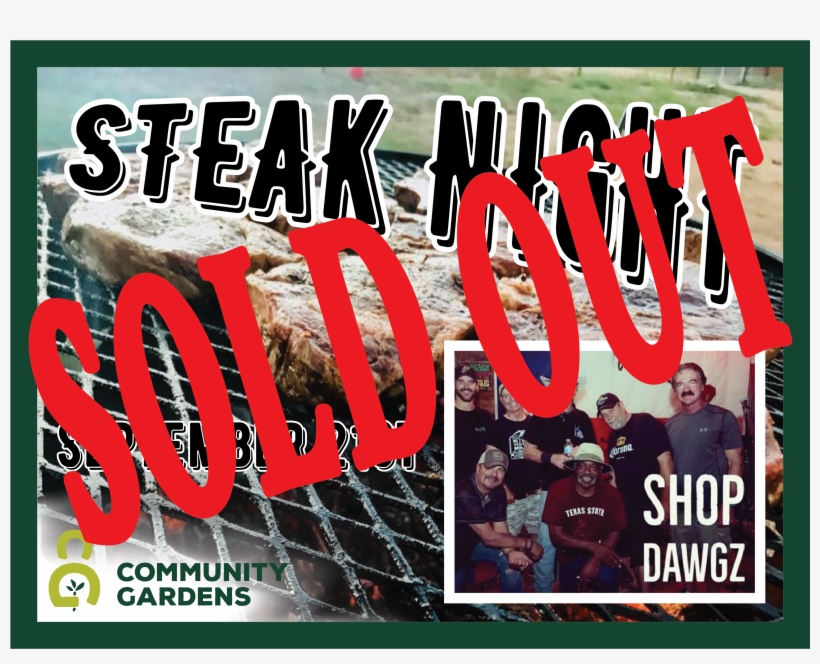 Steak & Live Music Night @ Community Gardens, transparent png
