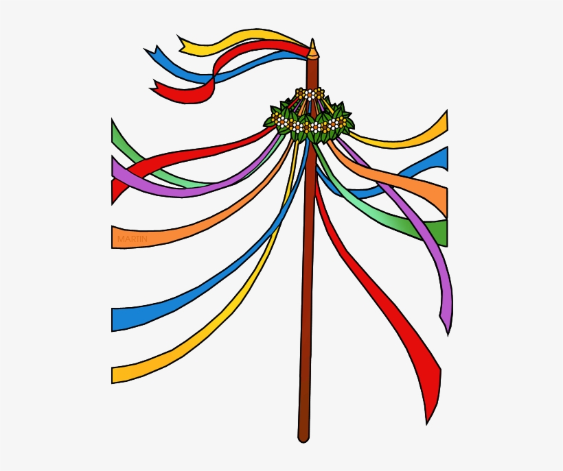 Image Transparent Stock Maypole Free Holiday Clip Art - Plagát Na Stavanie Mája, transparent png