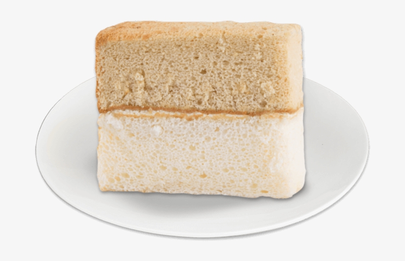 Chiffon Cake Slice - Red Ribbon Cake Slice, transparent png