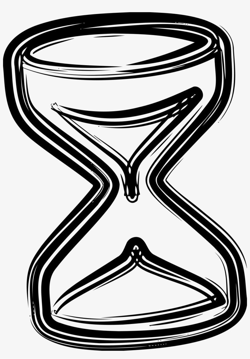 Big Image - Hourglass Sketch Png, transparent png