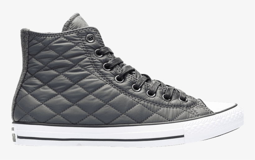 Converse Chuck Taylor Hi 'quilted' - Skate Shoe, transparent png