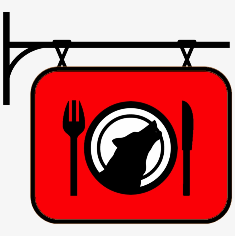 At The Door, Berry And Her Family Could Hear Strange - Black And White Free Clipart Restaurant, transparent png