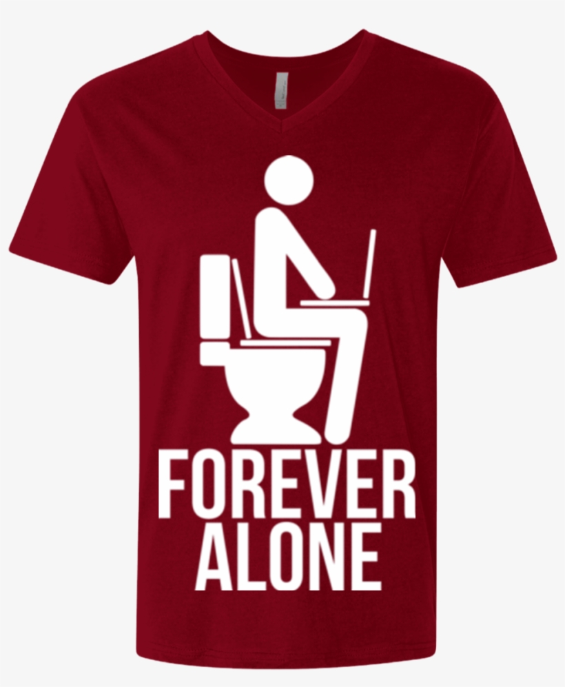 Forever Alone Men's Premium V-neck - Reyez I Do This All, transparent png