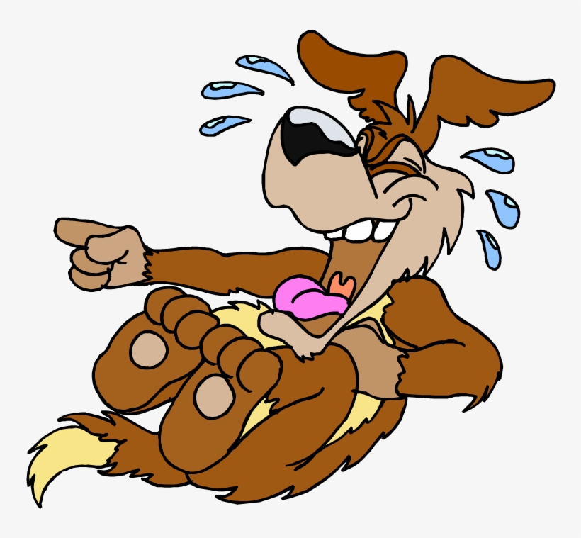 Png Freeuse Stock Laughing Clipart Free - Dog On His Back Laughing, transparent png