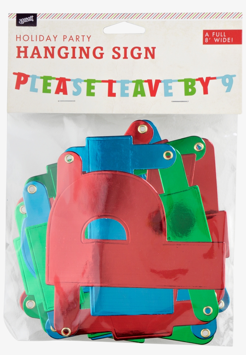 "please Leave By 9" Hanging Sign - Playmat, transparent png