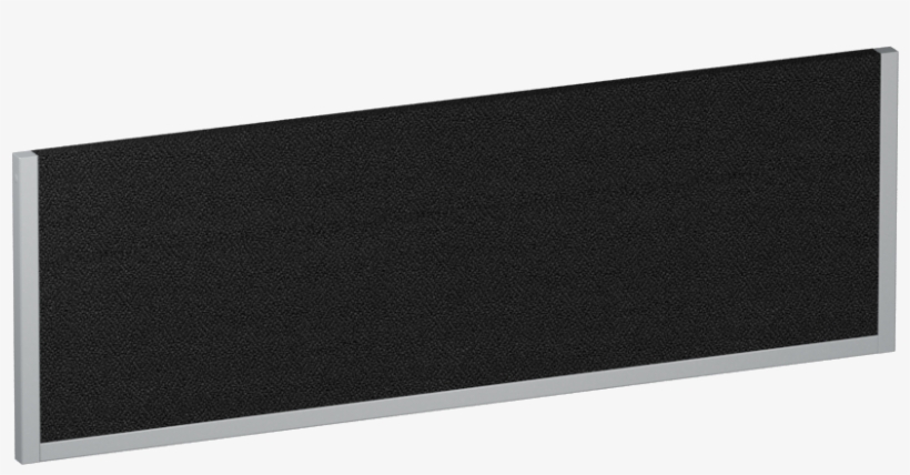 Evolve Bench Screen 1200 Black Silver Frame - Bench, transparent png