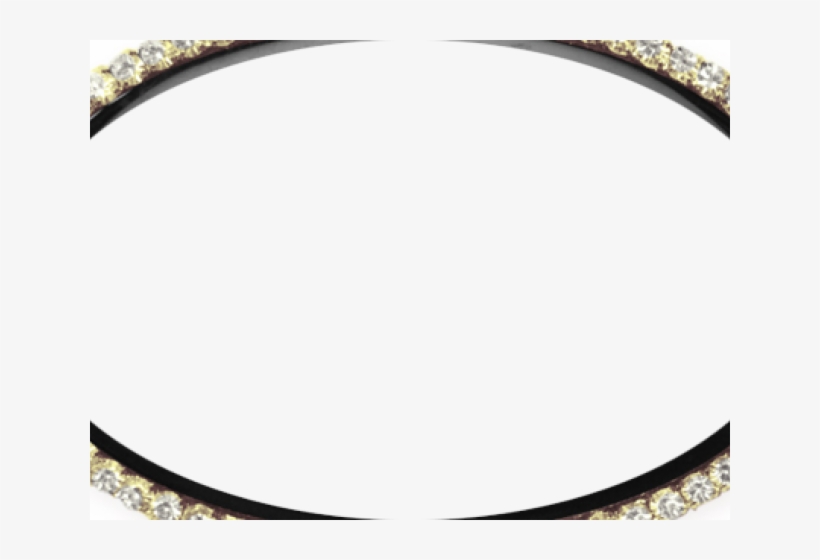 Rhinestone Clipart Silver Frame - Circle, transparent png