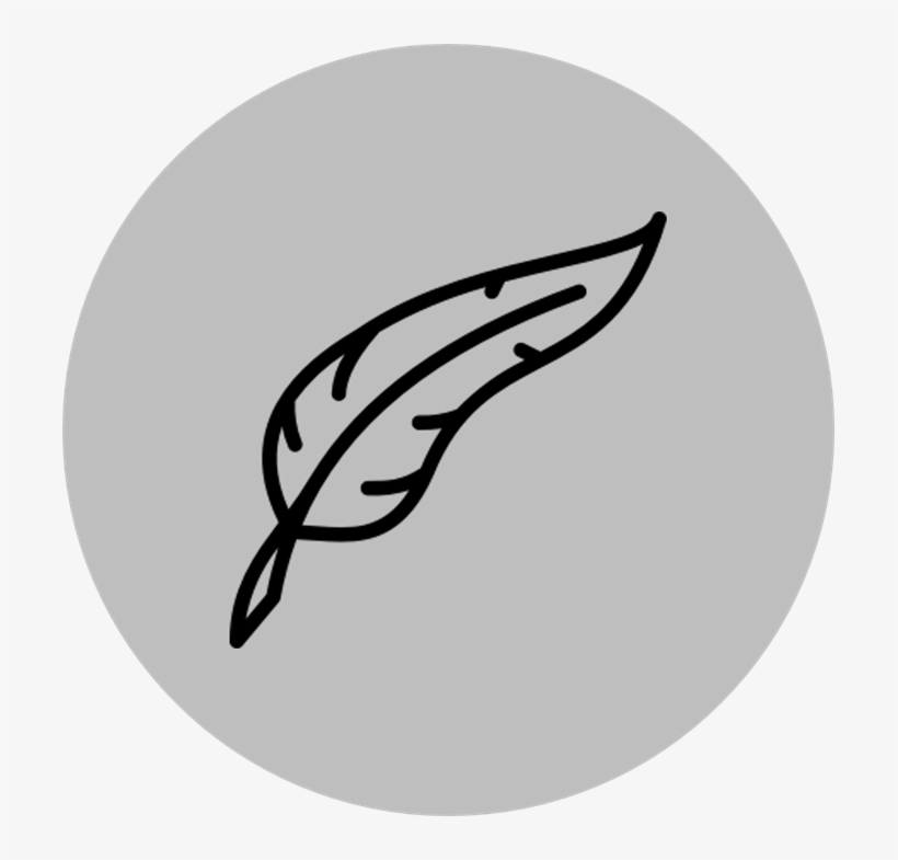 Images/quill - Circle, transparent png