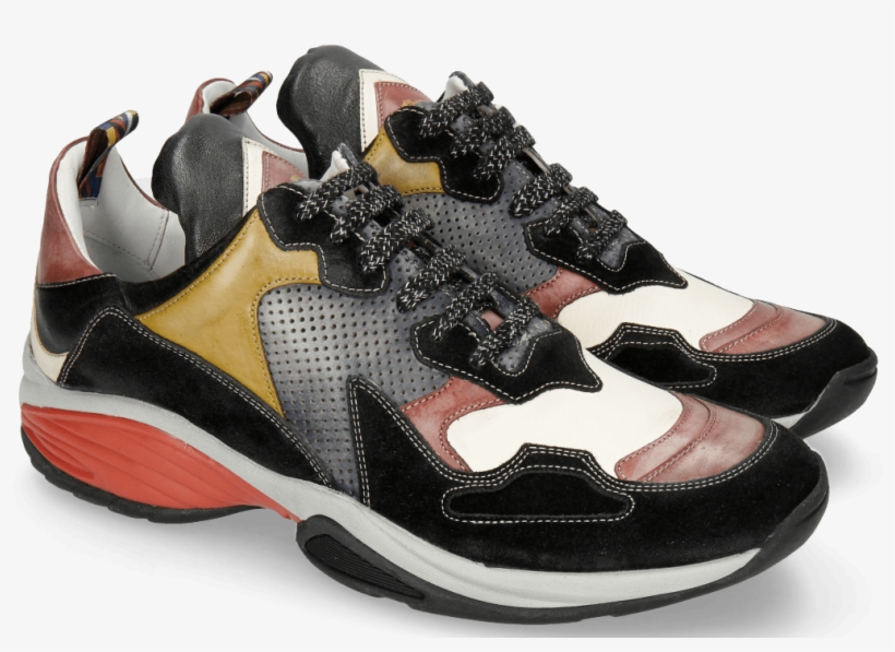 Sneakers Kobe 1 Suede Pattini Black Ruby White Sol - Melvin & Hamilton, transparent png