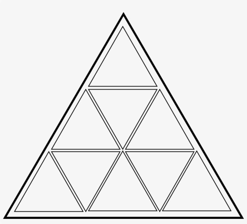 Equilateral Triangle Benzene Hexagon - Triangle Divided Into 6, transparent png