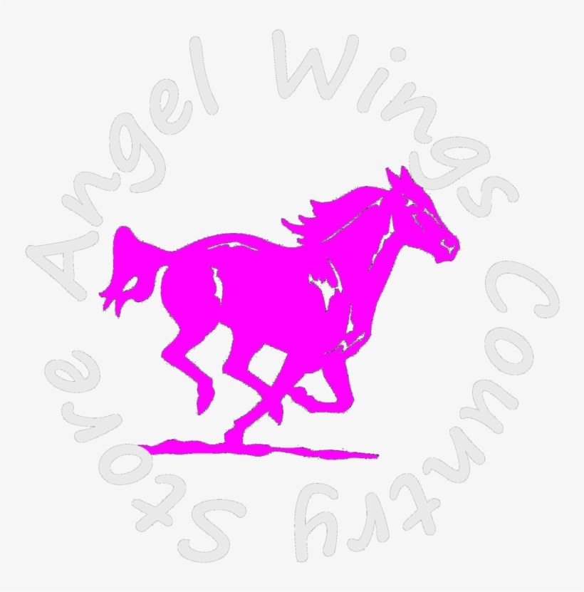 Angel Wings Country Store - Car Decal Stickers Red, transparent png
