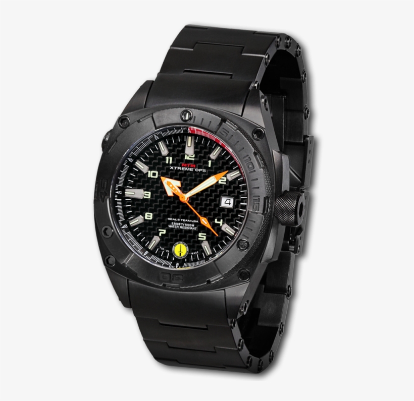 Mtm Special Ops Black Seal Watch - Analog Watch, transparent png