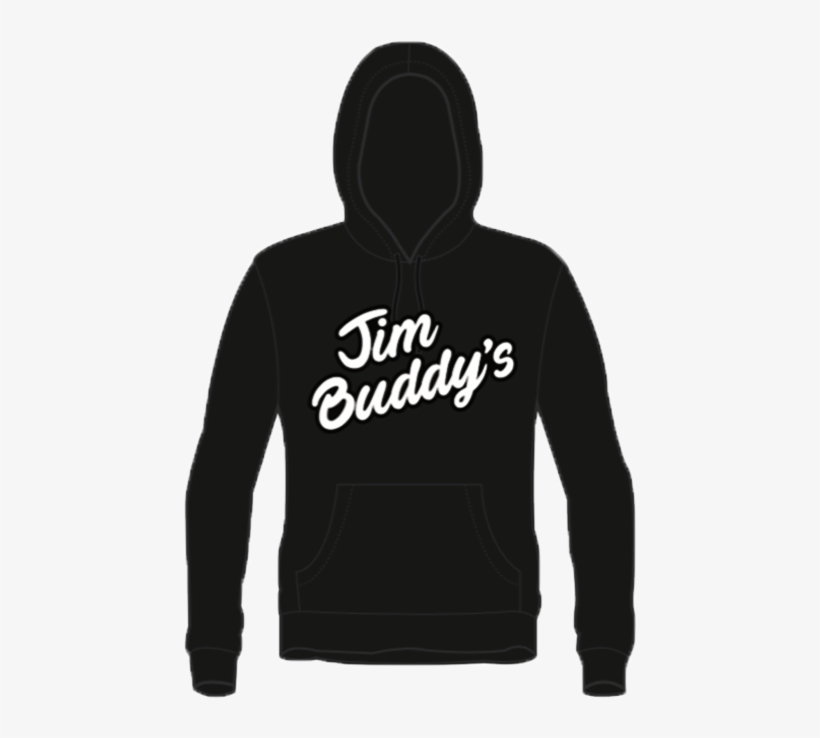 Jim Buddy Apparel Unisex Black Hoodie - Hoodie, transparent png