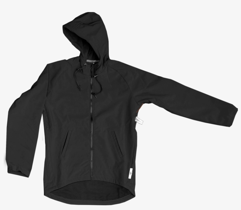 Μπουφάν, Με Κουκούλα, Ποδηλατικό, Μαύρο, Swrve, Milwaukee, - Black Hooded Jacket, transparent png