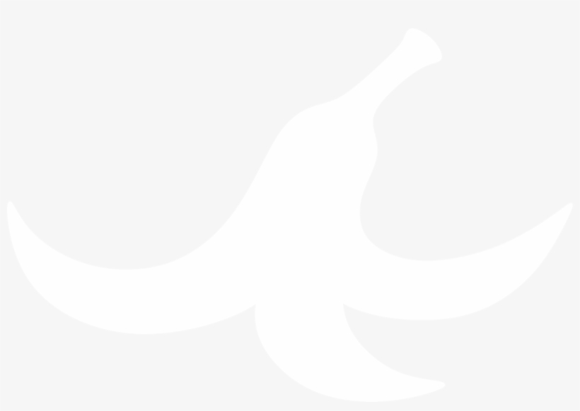 Banana Peel Silhouette By Paperlightbox - Banana Peel Silhouette, transparent png