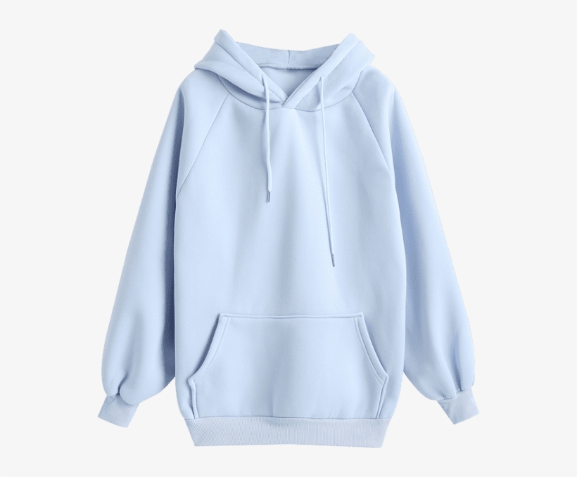 Raglan Sleeve Front Pocket Hoodie - Hoodie, transparent png