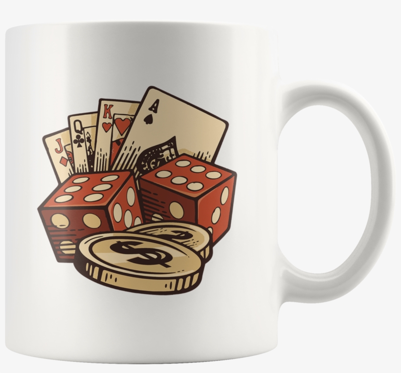 Casino Vector Set Vintage Handmade Mug - Design, transparent png