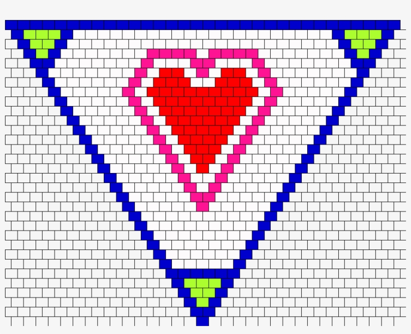 Cute Heart Bead Pattern - Bead, transparent png
