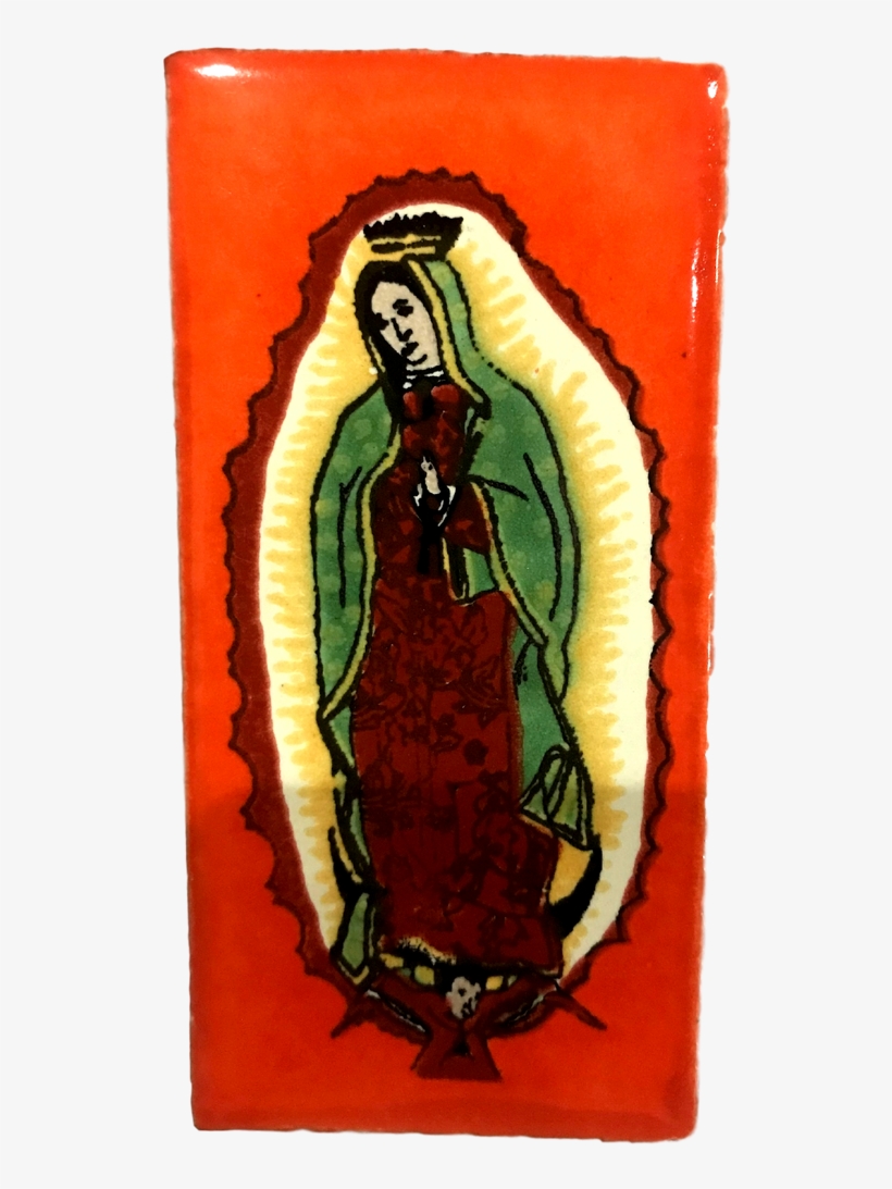 Religious Tile Small Virgen De Guadalupe Multi- Color - Illustration, transparent png