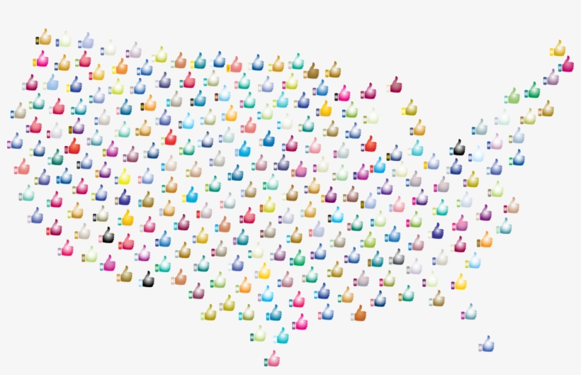 Flag Of The United States Map U - Illustration, transparent png