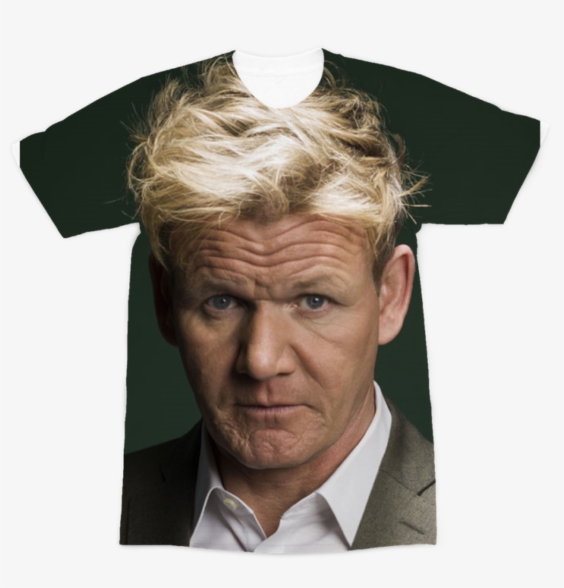 Close Up Of Gordon Ramsay ﻿premium Sublimation Adult - Gordon Ramsay Before And After Face Lift, transparent png