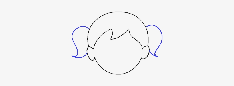How To Draw Cartoon Girl - Sketch, transparent png