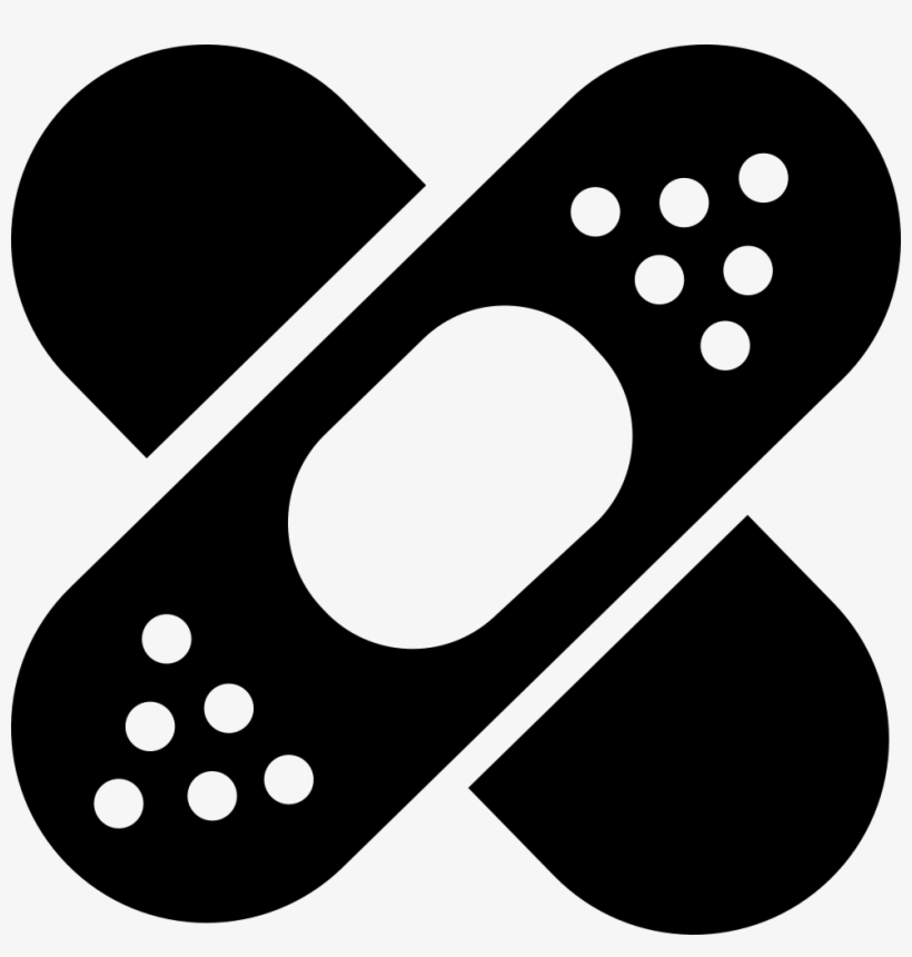 Bandaid Clipart Svg - Skate Cruzados, transparent png