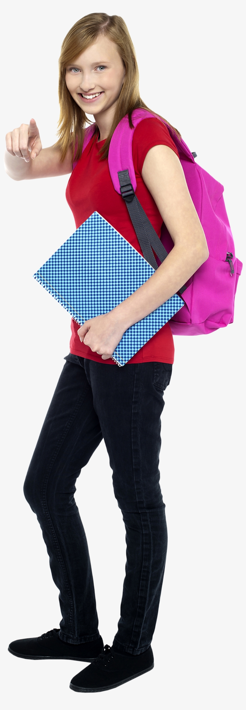 Woman Student Free Commercial Use Png Images - College Girl Hd Png, transparent png
