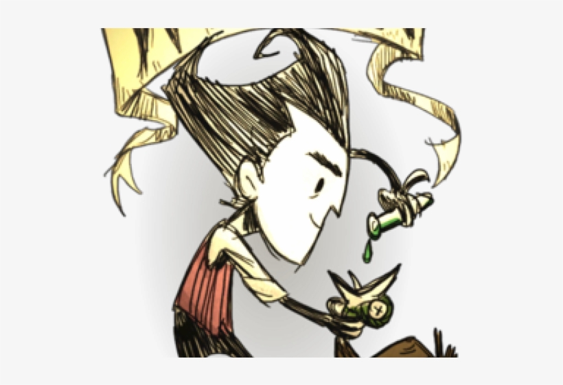 Deathstroke Clipart Red Hood - Dont Starve Together Wilson, transparent png